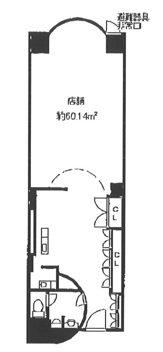 大津市のテナントイメージ  貸店舗（ 大津市浜大津　居抜き貸店舗）