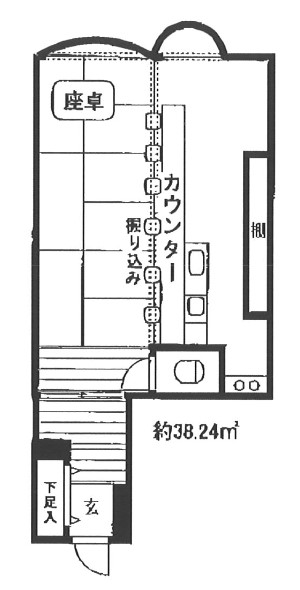 大津市のテナントイメージ  貸店舗（ 大津市浜大津　居抜き貸店舗）