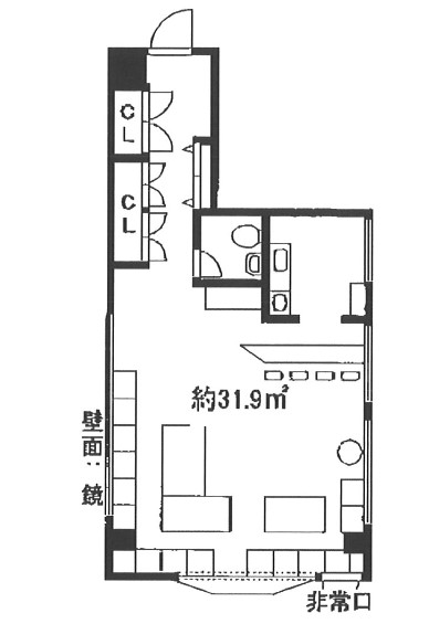 大津市のテナントイメージ  貸店舗（ 大津市浜大津　居抜き貸店舗）