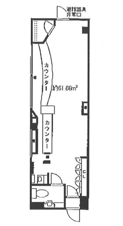 大津市のテナントイメージ  貸店舗（ 大津市浜大津　居抜き貸店舗）
