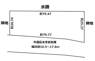 近江八幡市のテナントイメージ  貸土地（ 近江八幡市武佐町　借地）